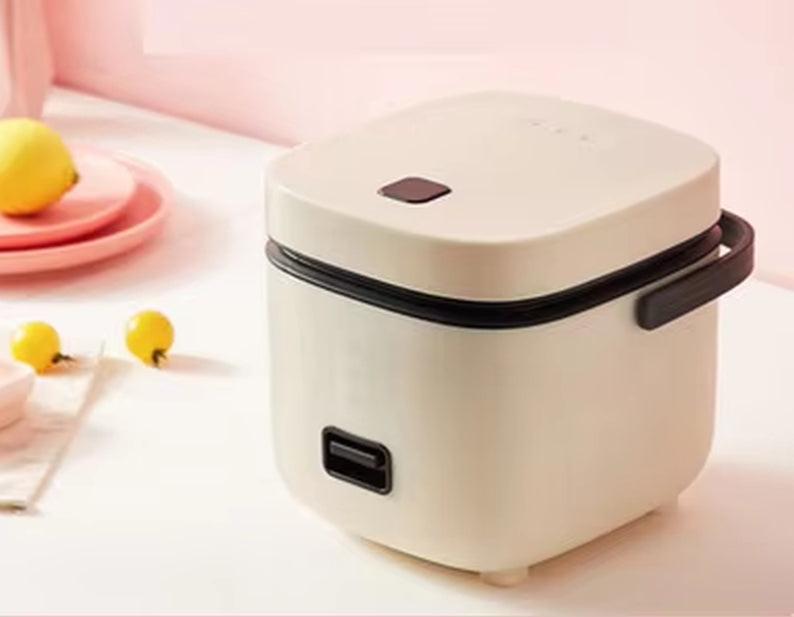 Mini Rice Cooker Multi-Function Single Electric Rice Cooker Non-Stick Household Small Cooking Machine Make Porridge Soup 1.2L EU